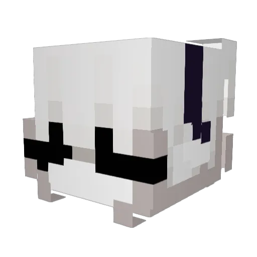 soraluvsya Minecraft avatar head, 3D render