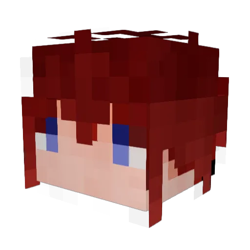soraneko773 Minecraft avatar head, 3D render