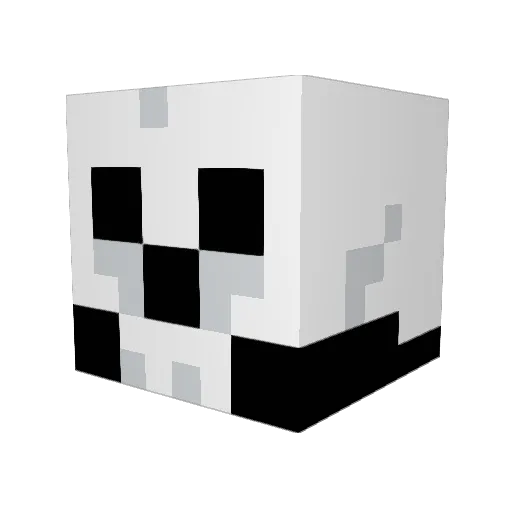 soraya_era Minecraft avatar head, 3D render