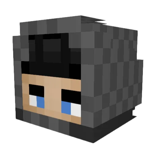 sorbeats Minecraft avatar head, 3D render