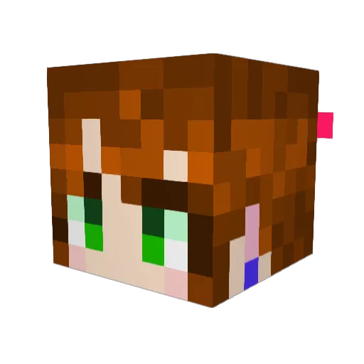 sorcha1011 Minecraft avatar head, 3D render