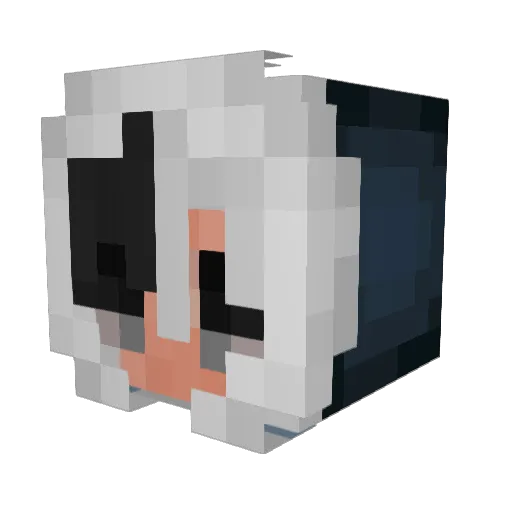 sorche Minecraft avatar head, 3D render
