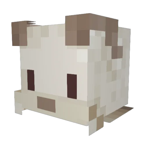 sorencite Minecraft avatar head, 3D render