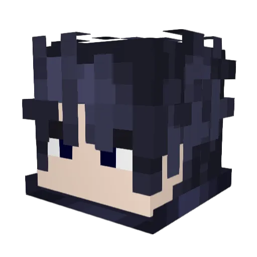 sorexm Minecraft avatar head, 3D render
