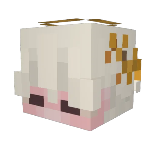 sorexoffc Minecraft avatar head, 3D render