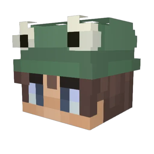 soriasy Minecraft avatar head, 3D render