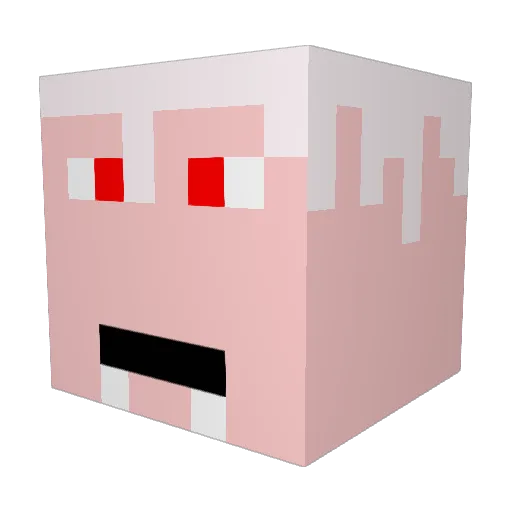 sorinX07 Minecraft avatar head, 3D render