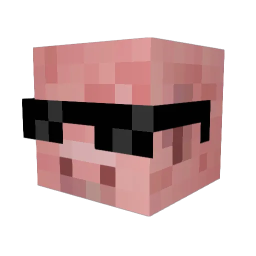 sorlaY Minecraft avatar head, 3D render
