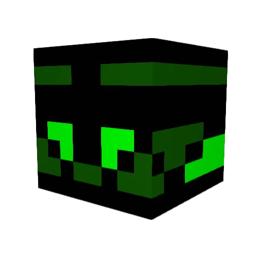 sornyak Minecraft avatar head, 3D render