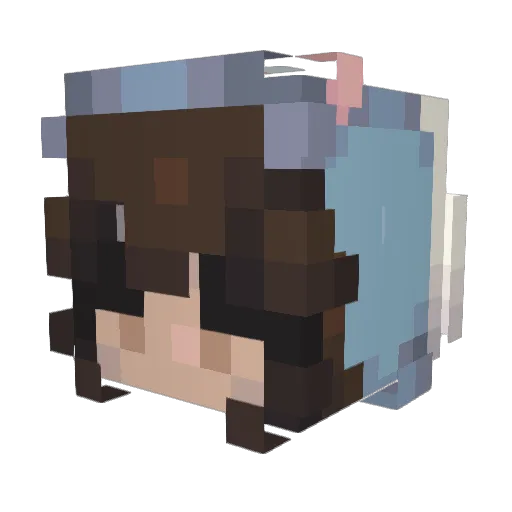 sorpeul Minecraft avatar head, 3D render