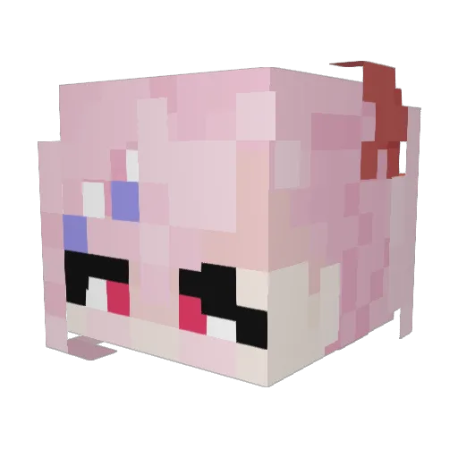 sorrycyrene Minecraft avatar head, 3D render