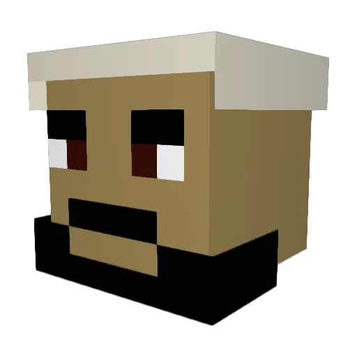 sorryikilledyou Minecraft avatar head, 3D render