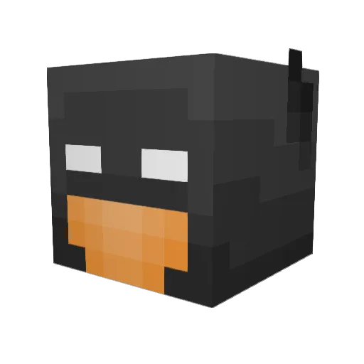 sortamike Minecraft avatar head, 3D render