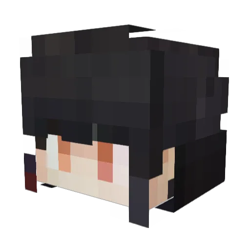 sortedcord Minecraft avatar head, 3D render