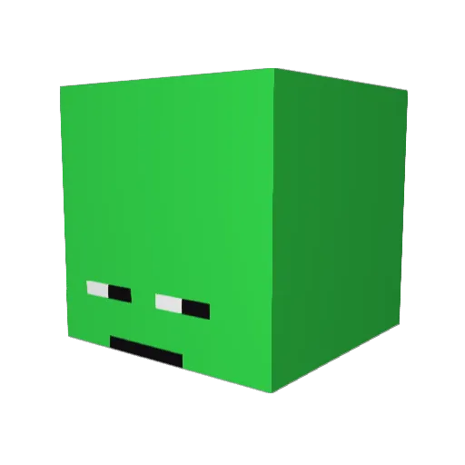 soryillu Minecraft avatar head, 3D render