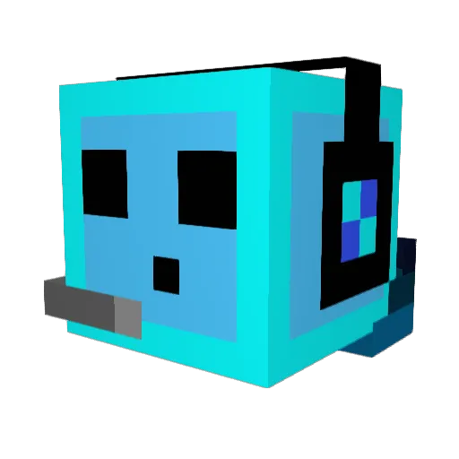 sos777777 Minecraft avatar head, 3D render