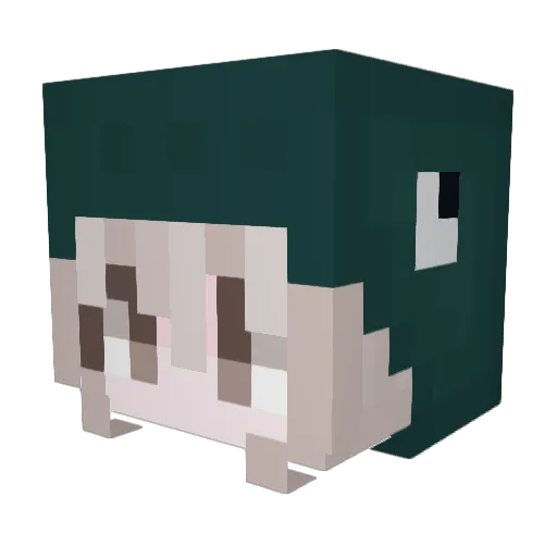 sosaahXD Minecraft avatar head, 3D render
