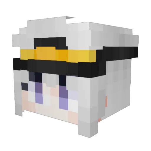 soshigamer Minecraft avatar head, 3D render