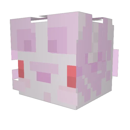 sosilee Minecraft avatar head, 3D render