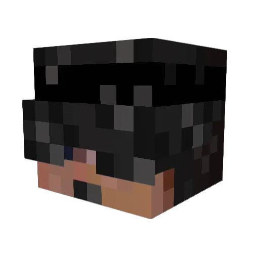 sosite Minecraft avatar head, 3D render