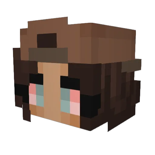 soso0722 Minecraft avatar head, 3D render
