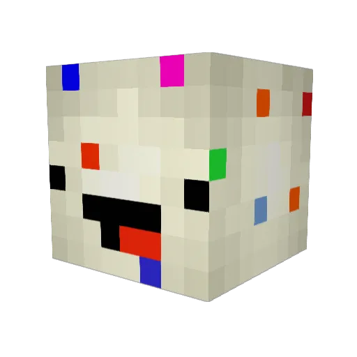 soso44100 Minecraft avatar head, 3D render