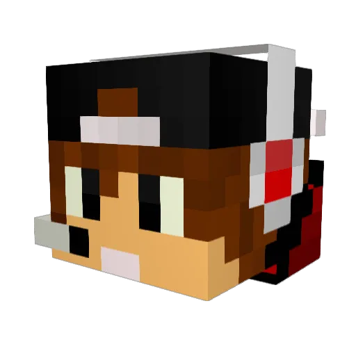 sosoaly Minecraft avatar head, 3D render
