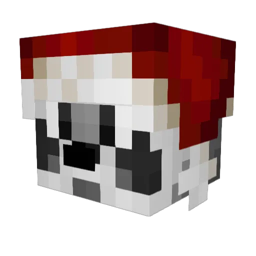 sosoemem Minecraft avatar head, 3D render