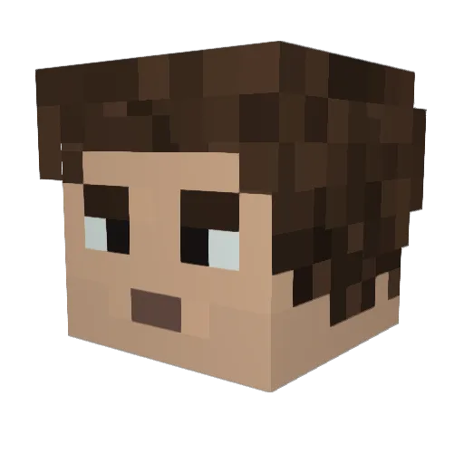 sosoj242 Minecraft avatar head, 3D render