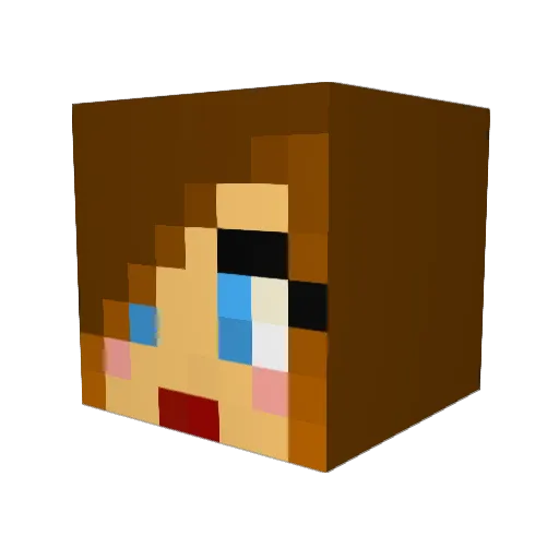 sosone2 Minecraft avatar head, 3D render