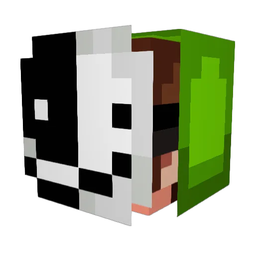 sosonik Minecraft avatar head, 3D render