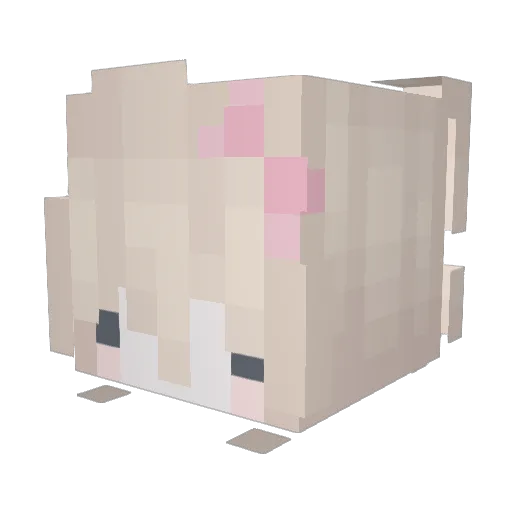 sosoozs Minecraft avatar head, 3D render