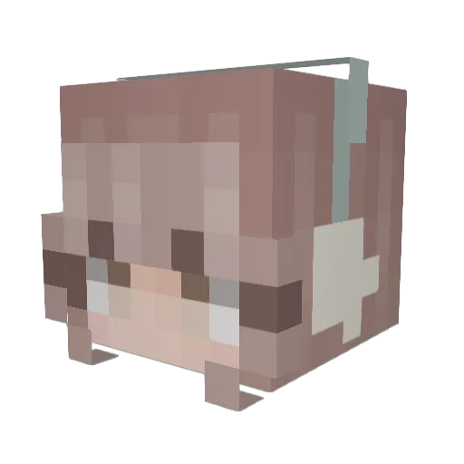 sosophie04 Minecraft avatar head, 3D render