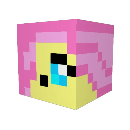 sossoF Minecraft avatar head, 3D render