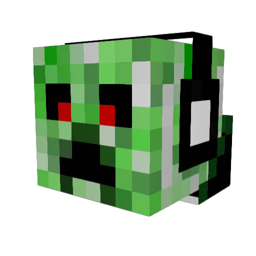 sossos Minecraft avatar head, 3D render