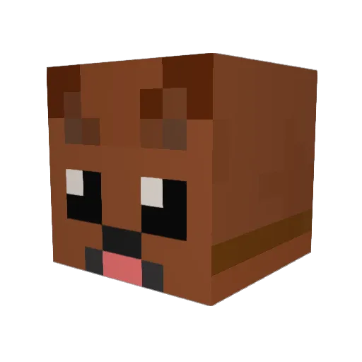 sota220 Minecraft avatar head, 3D render