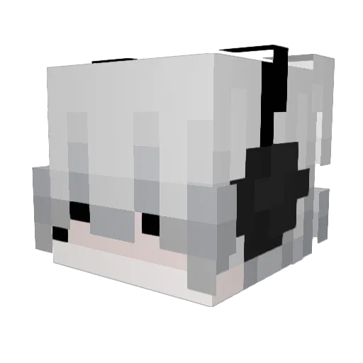 sotoc Minecraft avatar head, 3D render