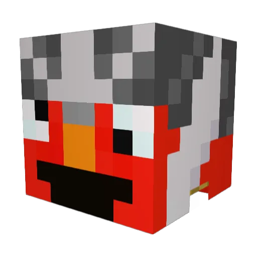 sotremba Minecraft avatar head, 3D render