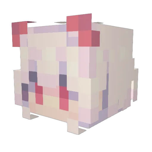 sotupsukr Minecraft avatar head, 3D render