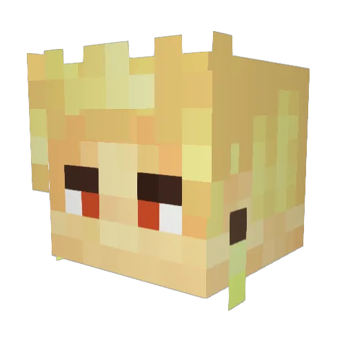 sotz33 Minecraft avatar head, 3D render