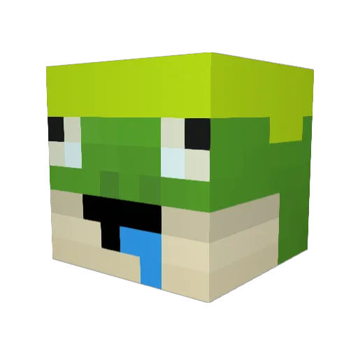 souchan4082 Minecraft avatar head, 3D render