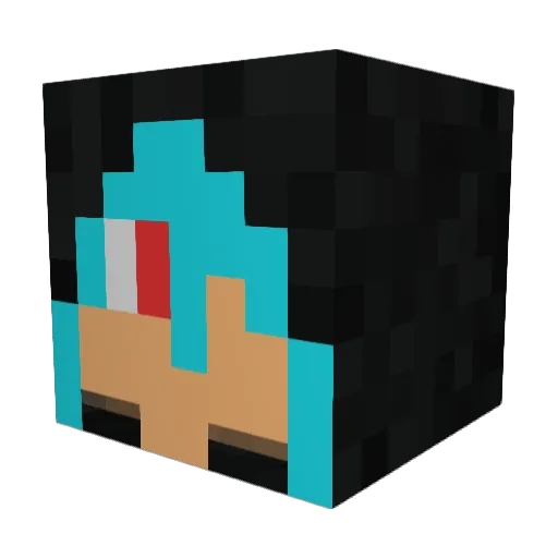 souen909 Minecraft avatar head, 3D render