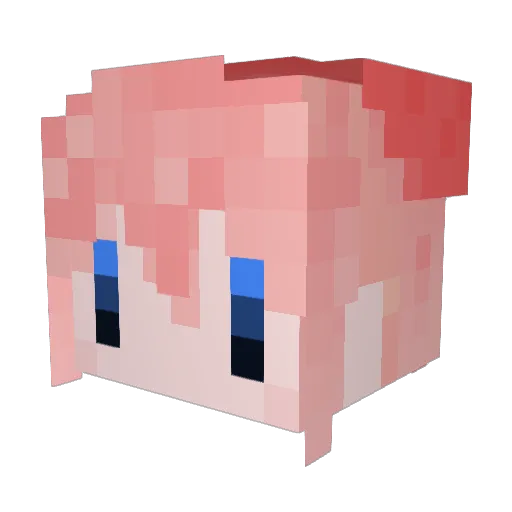 soukennbitya24 Minecraft avatar head, 3D render