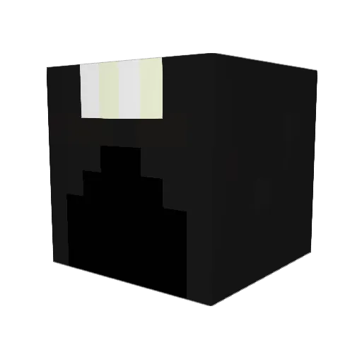 soul2blade Minecraft avatar head, 3D render