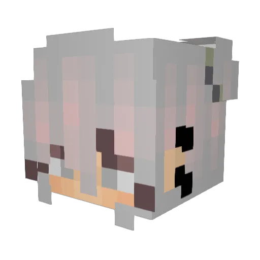 soul_ma Minecraft avatar head, 3D render