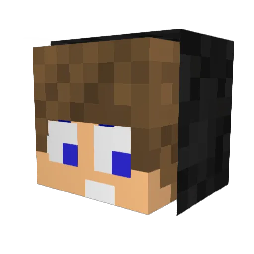 soulbuff Minecraft avatar head, 3D render