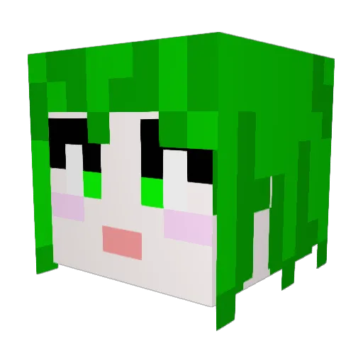 soulhack Minecraft avatar head, 3D render