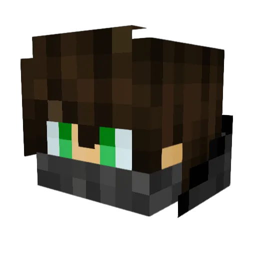 soulj Minecraft avatar head, 3D render