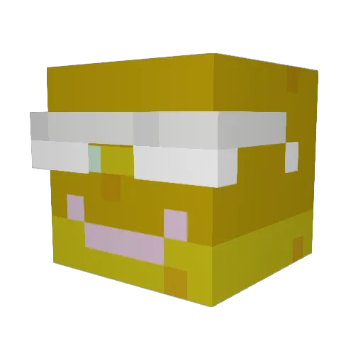 soulknight46 Minecraft avatar head, 3D render