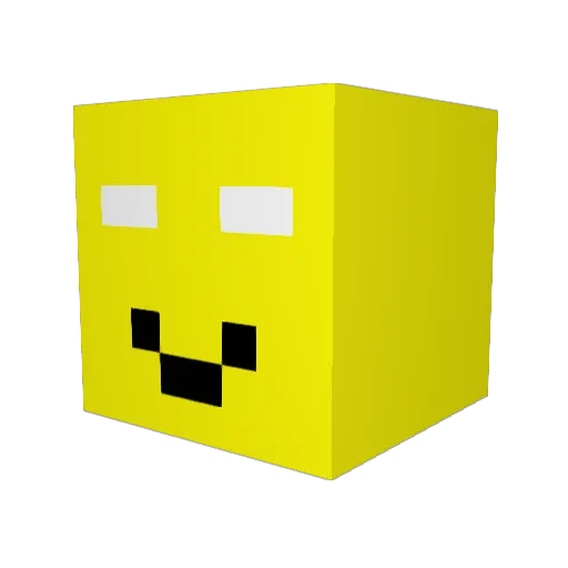 soulkyi Minecraft avatar head, 3D render